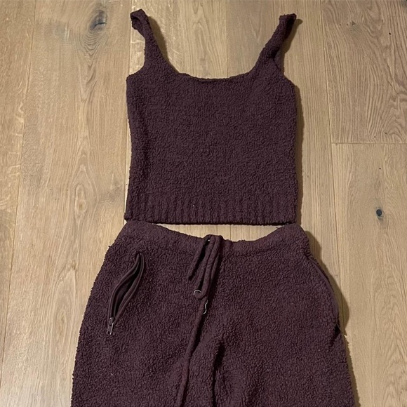 SKIMS Other - SKIMS Cozy Knit Set in Deep Brown